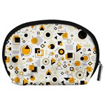 Flat-geometric-shapes-background Accessory Pouch (Large) Back