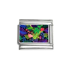 Tropical-exotic-colors-seamless-pattern Italian Charm (9mm)