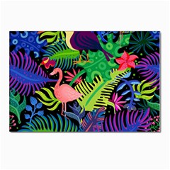 Tropical-exotic-colors-seamless-pattern Postcard 4 x 6  (pkg Of 10) by Wegoenart