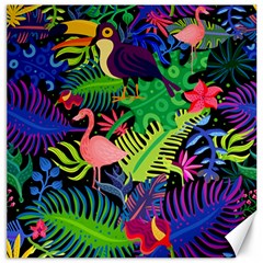 Tropical-exotic-colors-seamless-pattern Canvas 16  X 16  by Wegoenart