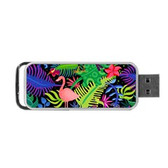 Tropical-exotic-colors-seamless-pattern Portable Usb Flash (two Sides) by Wegoenart