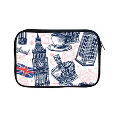 London Seamless Pattern Apple Ipad Mini Zipper Cases by Wegoenart