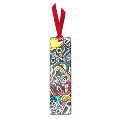 Cartoon-cute-doodles-hand-drawn-auto-service-seamless-pattern Small Book Marks by Wegoenart