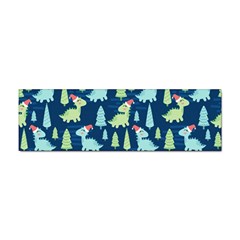 Cute-dinosaurs-animal-seamless-pattern-doodle-dino-winter-theme Sticker (Bumper)