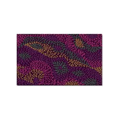 Colorful-abstract-seamless-pattern Sticker (rectangular) by Wegoenart