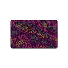 Colorful-abstract-seamless-pattern Magnet (name Card) by Wegoenart