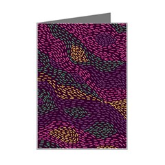 Colorful-abstract-seamless-pattern Mini Greeting Card by Wegoenart