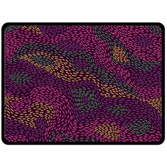 Colorful-abstract-seamless-pattern Fleece Blanket (large)  by Wegoenart