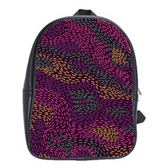 Colorful-abstract-seamless-pattern School Bag (xl) by Wegoenart