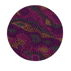 Colorful-abstract-seamless-pattern Mini Round Pill Box