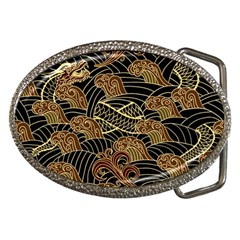 Oriental-traditional-seamless-pattern Belt Buckles