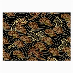 Oriental-traditional-seamless-pattern Large Glasses Cloth (2 Sides)