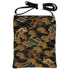 Oriental-traditional-seamless-pattern Shoulder Sling Bag