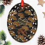 Oriental-traditional-seamless-pattern Ornament (Oval Filigree) Front