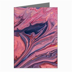 Abstract-colorful-painting-background-closeup Greeting Cards (pkg Of 8)