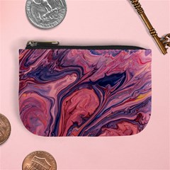 Abstract-colorful-painting-background-closeup Mini Coin Purse by Wegoenart