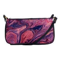 Abstract-colorful-painting-background-closeup Shoulder Clutch Bag by Wegoenart