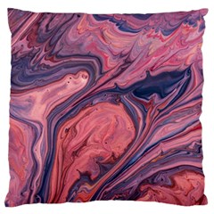 Abstract-colorful-painting-background-closeup Large Cushion Case (two Sides) by Wegoenart