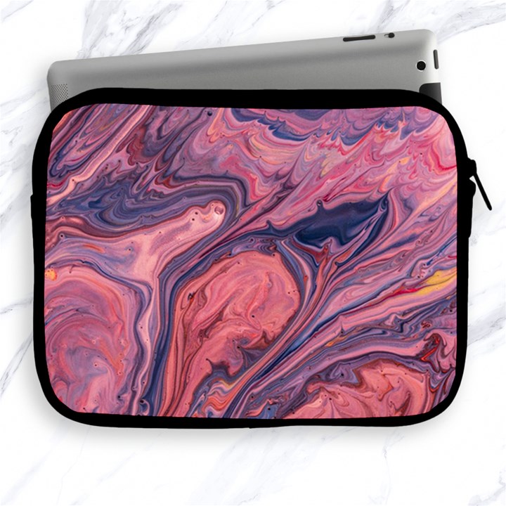 Abstract-colorful-painting-background-closeup Apple iPad 2/3/4 Zipper Cases