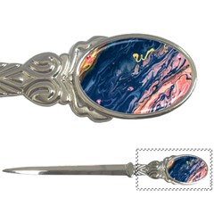 Liquid Abstract Paint Texture Letter Opener by Wegoenart