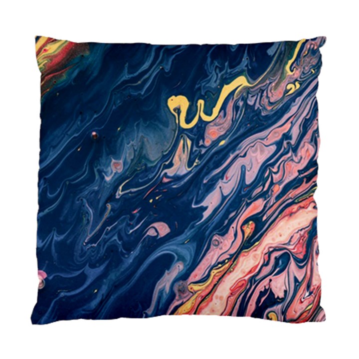 Liquid abstract paint texture Standard Cushion Case (One Side)