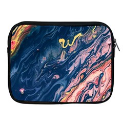 Liquid Abstract Paint Texture Apple Ipad 2/3/4 Zipper Cases by Wegoenart