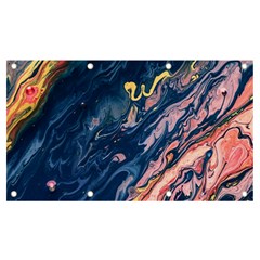 Liquid Abstract Paint Texture Banner And Sign 7  X 4  by Wegoenart