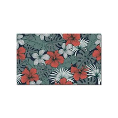 Seamless-floral-pattern-with-tropical-flowers Sticker (rectangular)