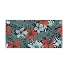 Seamless-floral-pattern-with-tropical-flowers Yoga Headband by Wegoenart