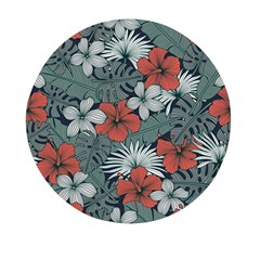 Seamless-floral-pattern-with-tropical-flowers Mini Round Pill Box (pack Of 5) by Wegoenart