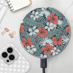 Seamless-floral-pattern-with-tropical-flowers Wireless Charger by Wegoenart