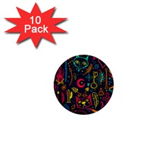 Sketch-graphic-illustration 1  Mini Buttons (10 Pack)  by Wegoenart