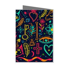 Sketch-graphic-illustration Mini Greeting Cards (pkg Of 8)