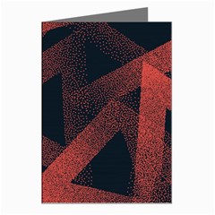 Stippled-seamless-pattern-abstract Greeting Cards (pkg Of 8)