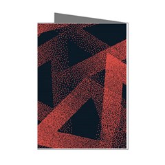 Stippled-seamless-pattern-abstract Mini Greeting Cards (pkg Of 8)