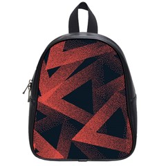 Stippled-seamless-pattern-abstract School Bag (small) by Wegoenart