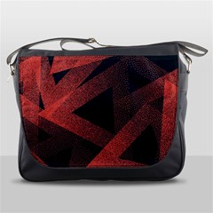 Stippled-seamless-pattern-abstract Messenger Bag by Wegoenart