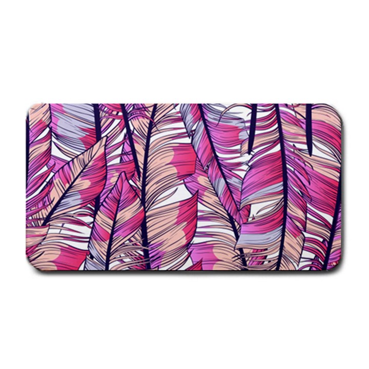 Beautiful-boho-seamless-pattern-with-pink-feathers Medium Bar Mat