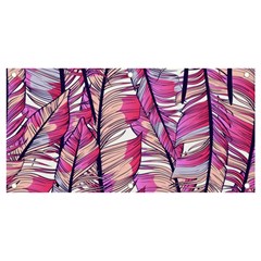 Beautiful-boho-seamless-pattern-with-pink-feathers Banner And Sign 4  X 2 