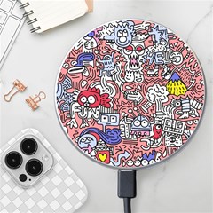 Hand-drawn-vector-illustration-doodle-funny-world-illustrator-line-tools-drawing-flat-design Wireless Charger by Wegoenart