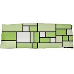 Green-geometric-digital-paper Body Pillow Case (Dakimakura) Body Pillow Case