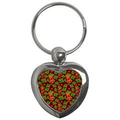 Illustration-christmas-default Key Chain (heart) by Wegoenart