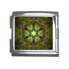 Fractal Fantasy Design Background Mega Link Italian Charm (18mm)