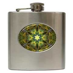 Fractal Fantasy Design Background Hip Flask (6 Oz) by Wegoenart