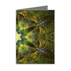 Fractal Fantasy Design Background Mini Greeting Card