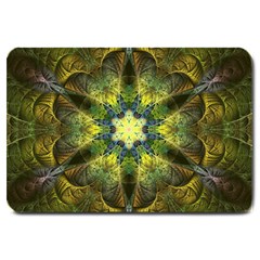 Fractal Fantasy Design Background Large Doormat by Wegoenart