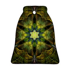 Fractal Fantasy Design Background Bell Ornament (two Sides) by Wegoenart