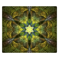 Fractal Fantasy Design Background Double Sided Flano Blanket (small)  by Wegoenart