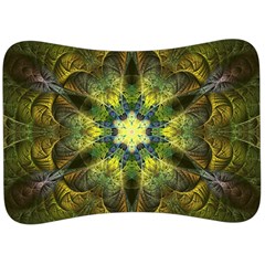 Fractal Fantasy Design Background Velour Seat Head Rest Cushion by Wegoenart