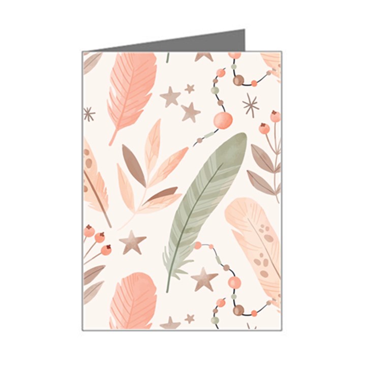 Boho Pattern Mini Greeting Card